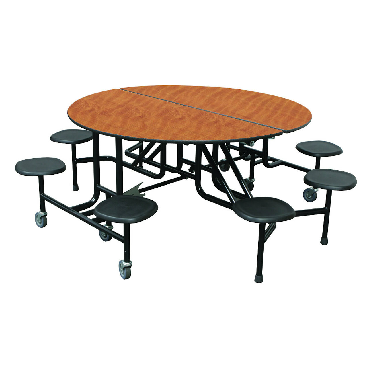 cafeteria-table-6-stools-2-open-wheelchair-spaces/