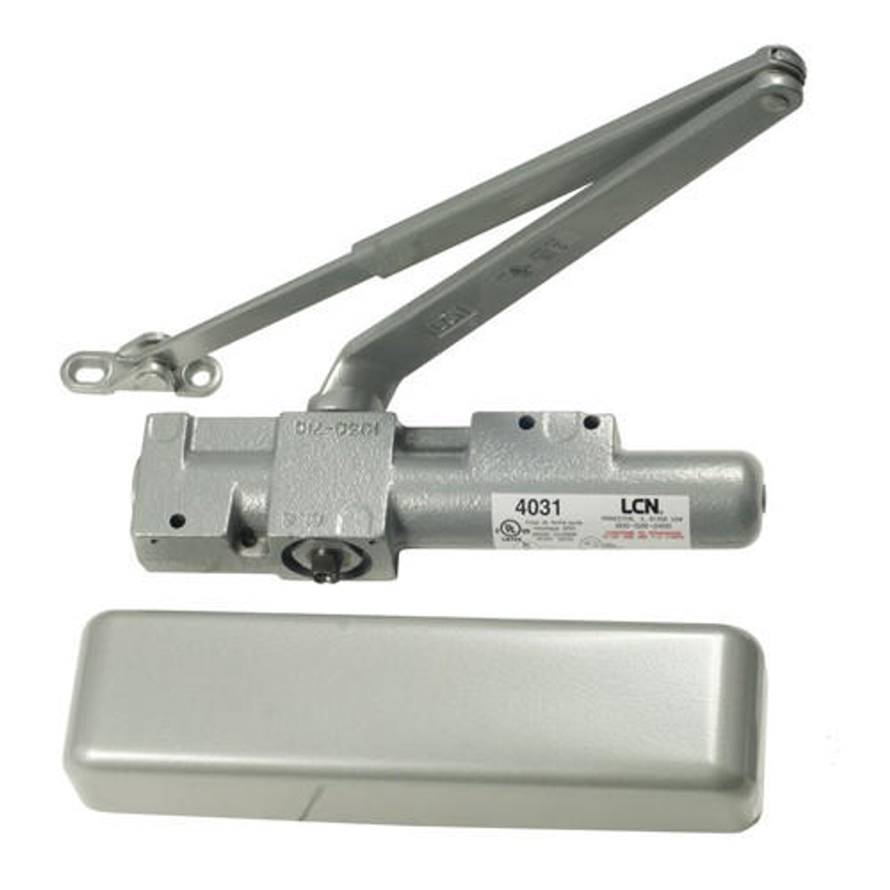 School door hardware including locks, closers, and stoppers