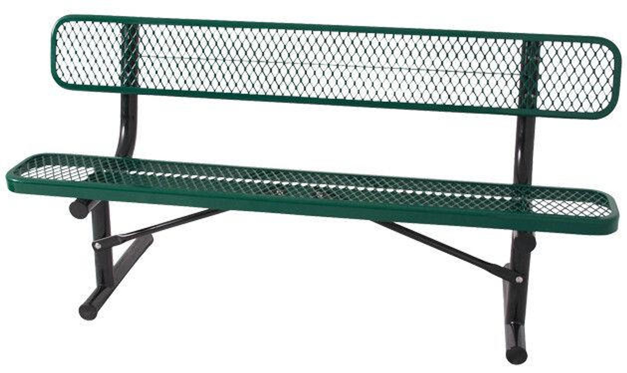 https://www.shifflerequip.com/supersaver-8-thermoplastic-coated-expanded-metal-outdoor-bench-w-back-portable-green/