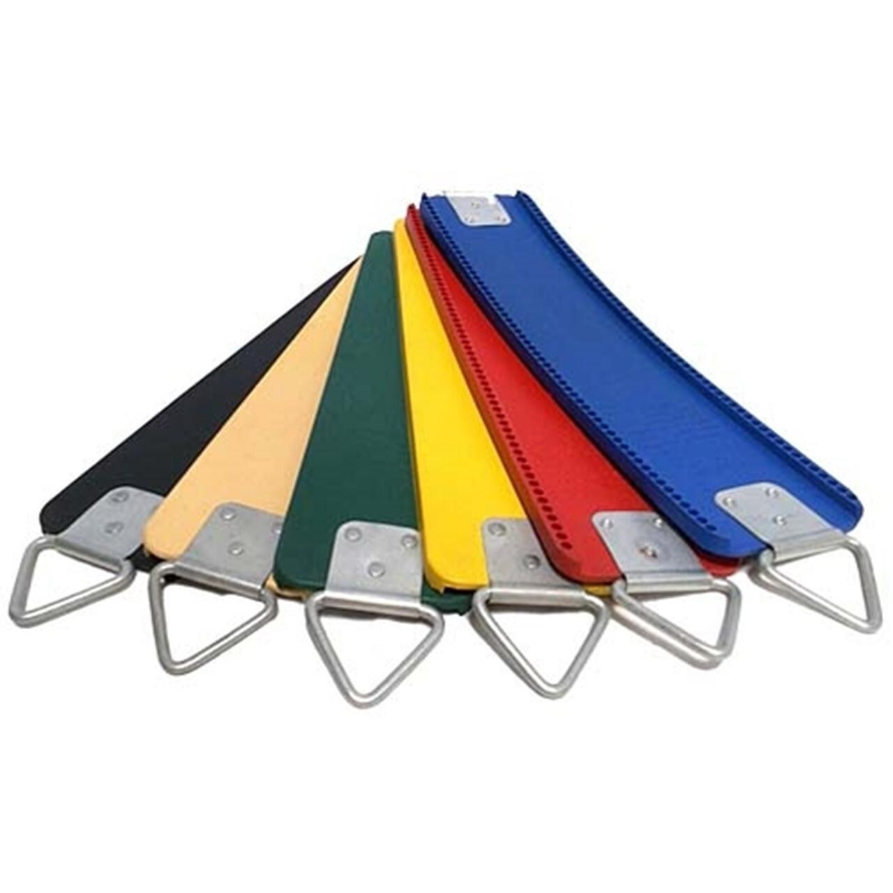 Replacement playground swing seats, chains, and slides for schools