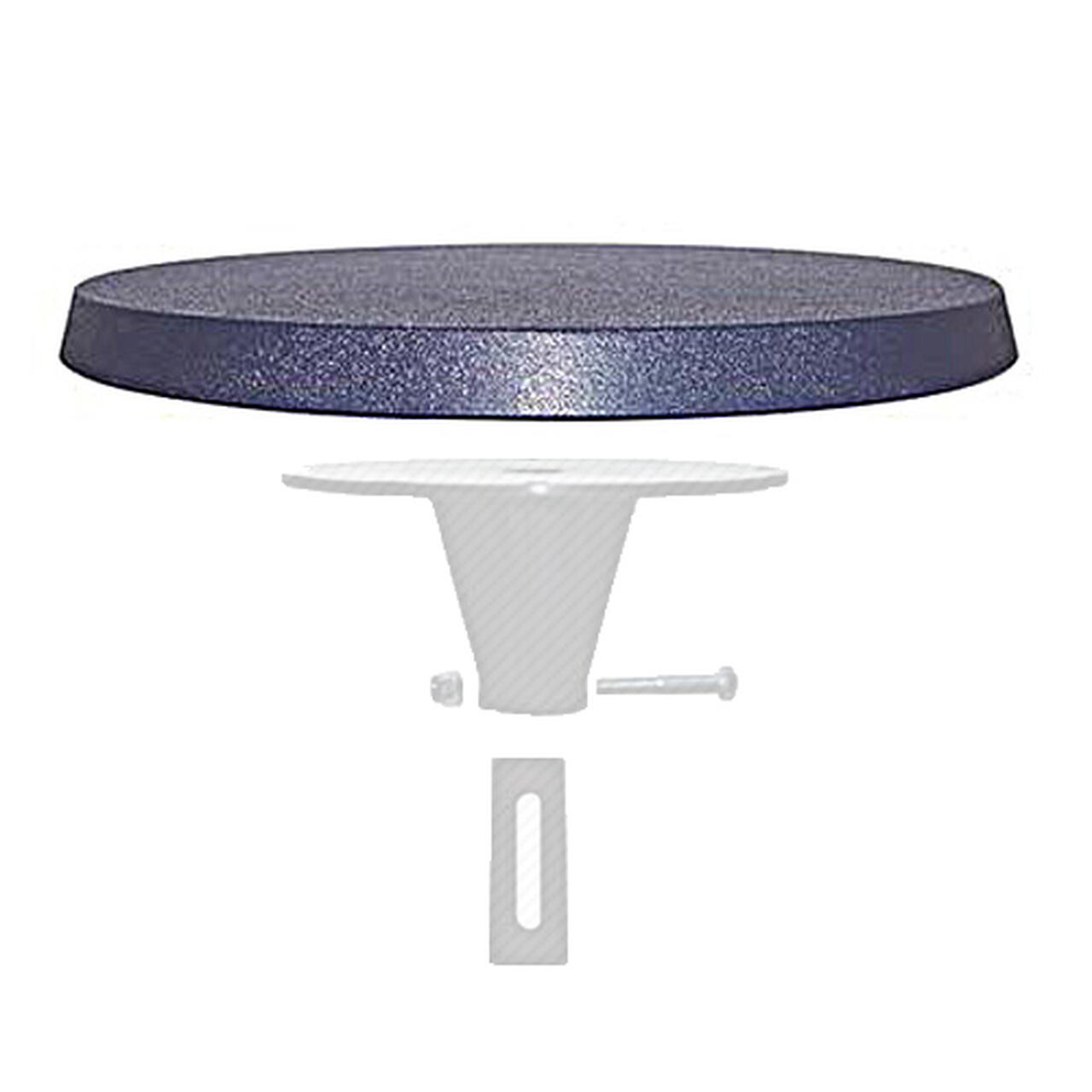 Universal cafeteria stool top replacements for school lunchroom tables